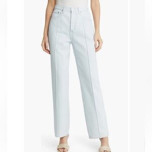 AG Clove Pintuck High Waist Straight leg jeans 31